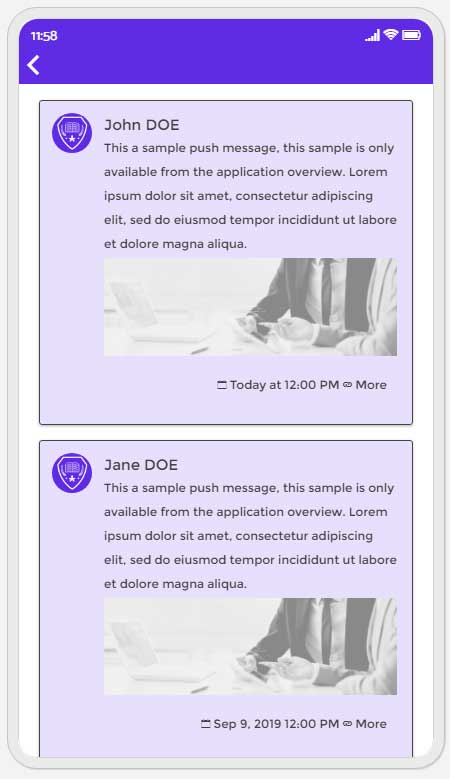 mobile app push notifications