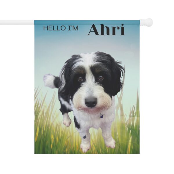 Copy of Personalized Garden Banner for Pet Lovers, Custom Pet Flag, Housewarming Gift, Dog Decor, Outdoor Banner, Garden Sign - Image 6