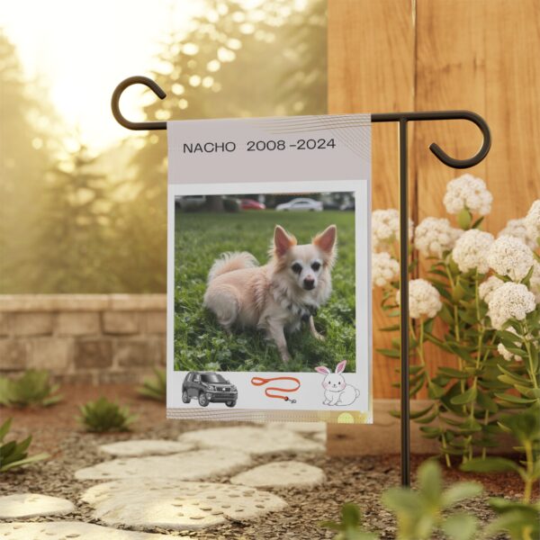 Personalized Garden Banner for Pet Lovers, Custom Pet Flag, Housewarming Gift, Dog Decor, Outdoor Banner, Garden Sign - Image 4