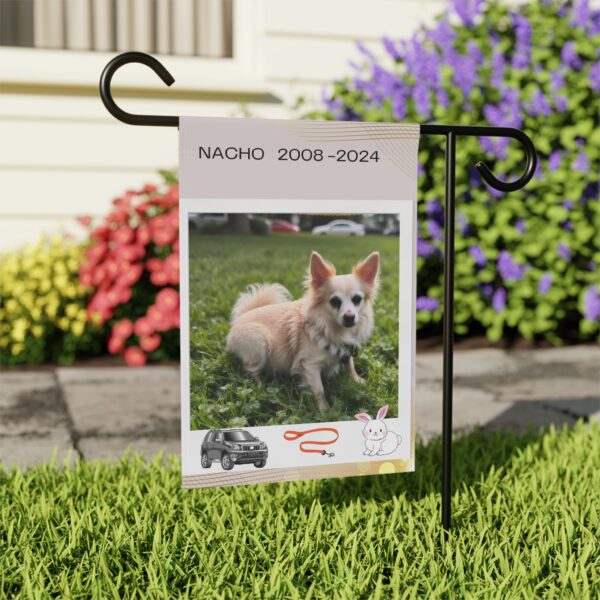 Personalized Garden Banner for Pet Lovers, Custom Pet Flag, Housewarming Gift, Dog Decor, Outdoor Banner, Garden Sign - Image 5