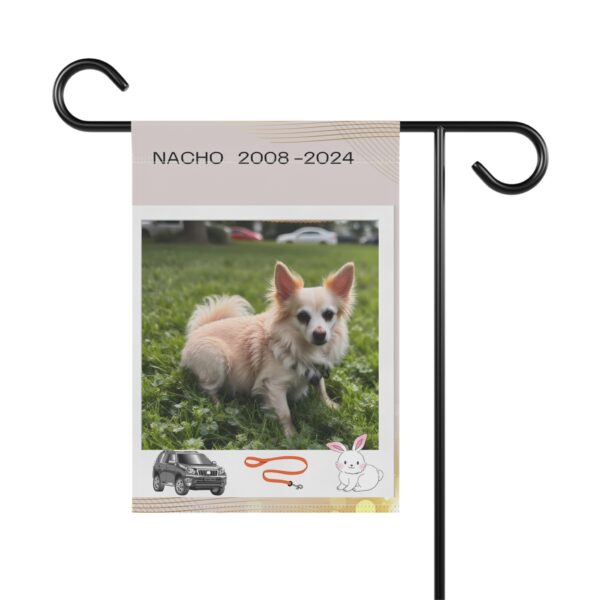 Personalized Garden Banner for Pet Lovers, Custom Pet Flag, Housewarming Gift, Dog Decor, Outdoor Banner, Garden Sign - Image 2