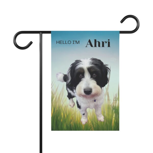 Copy of Personalized Garden Banner for Pet Lovers, Custom Pet Flag, Housewarming Gift, Dog Decor, Outdoor Banner, Garden Sign