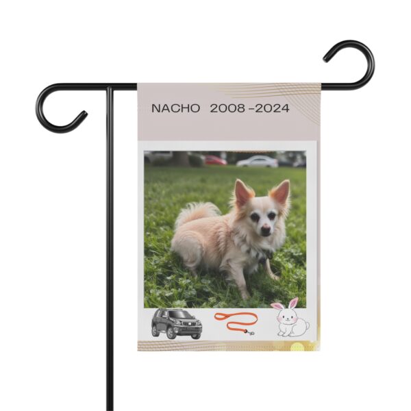 Personalized Garden Banner for Pet Lovers, Custom Pet Flag, Housewarming Gift, Dog Decor, Outdoor Banner, Garden Sign